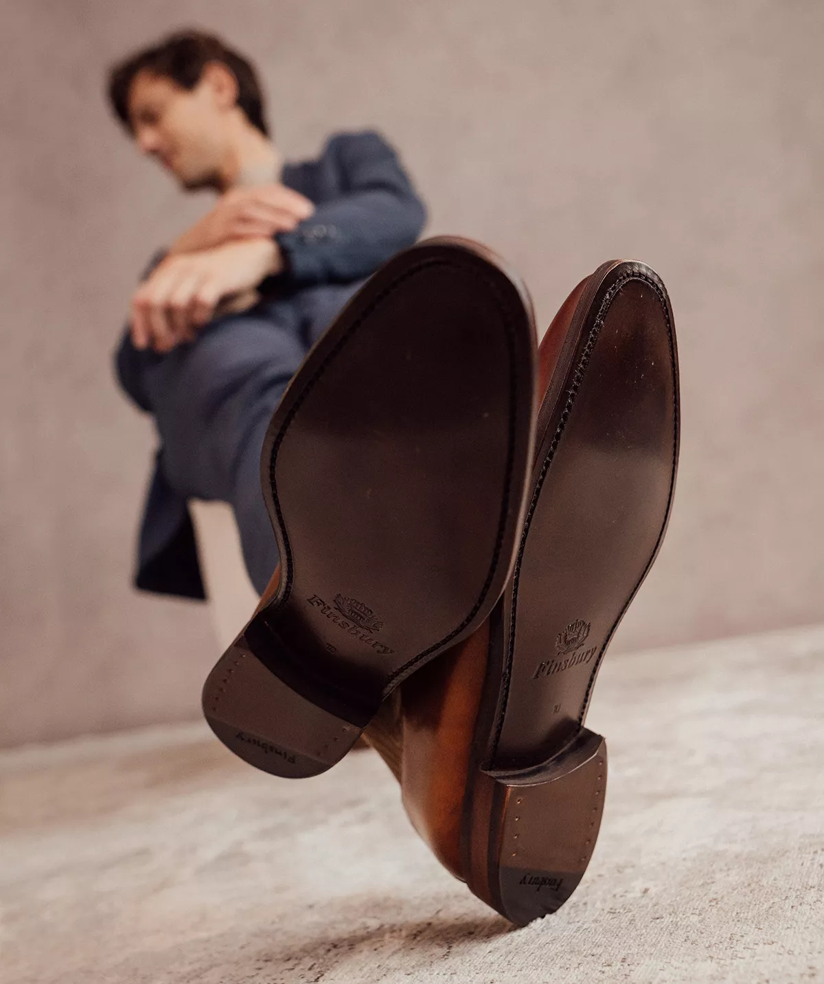 Richelieu GIULIA Marron Patiné