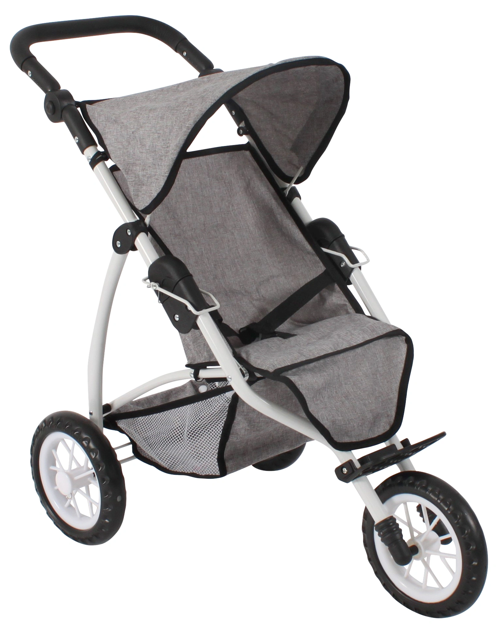 Puppenbuggy LEON in grau melange