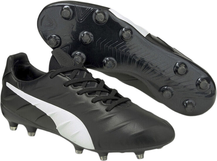 Puma King Platinum 21 FG/AG fodboldstøvler Sort