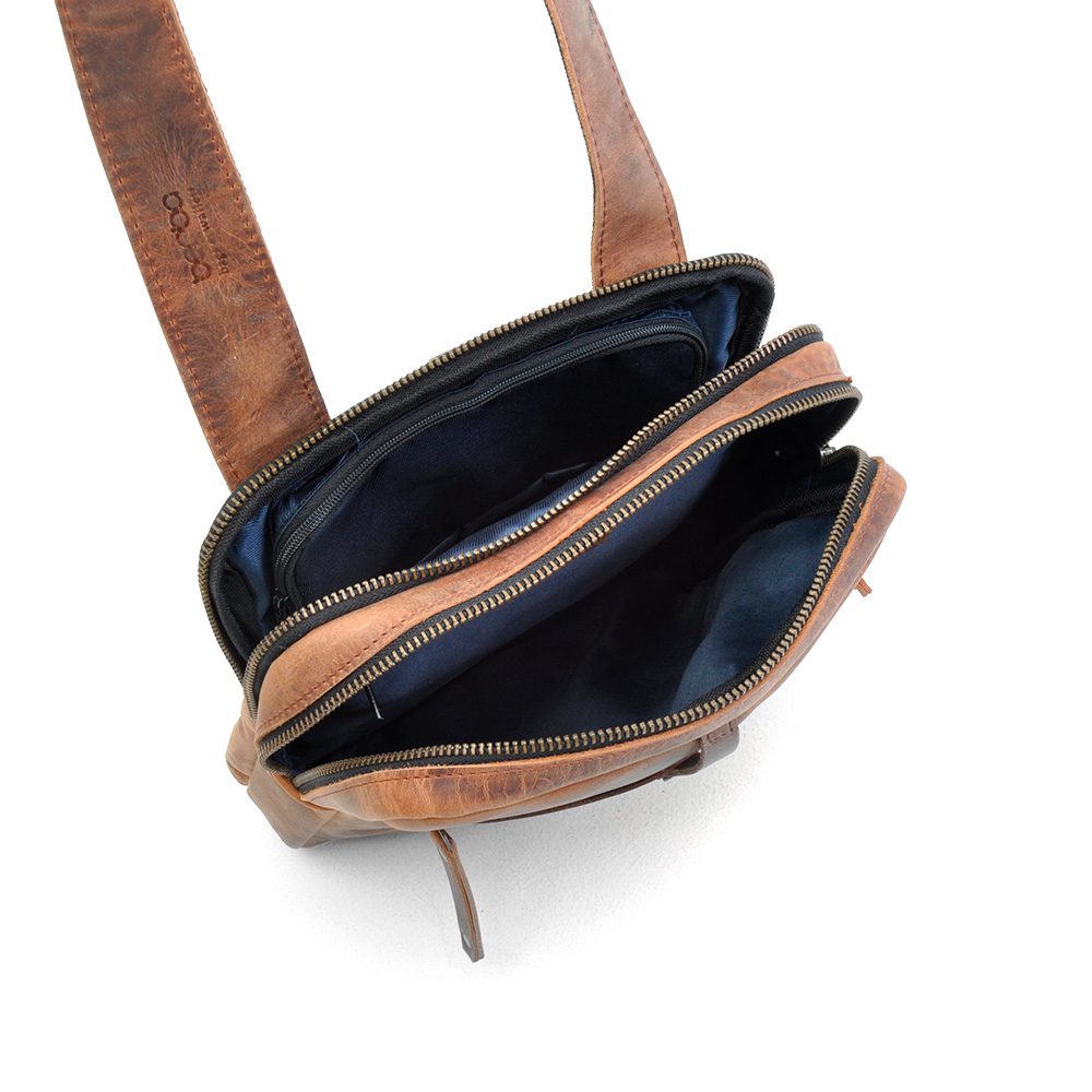 Berba Barbarossa Crossbody Tas Coffee