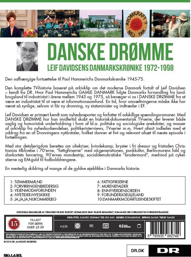 Danske Drømme - Leif Davidsens Danmarkskrønike 1972-1998 - DVD