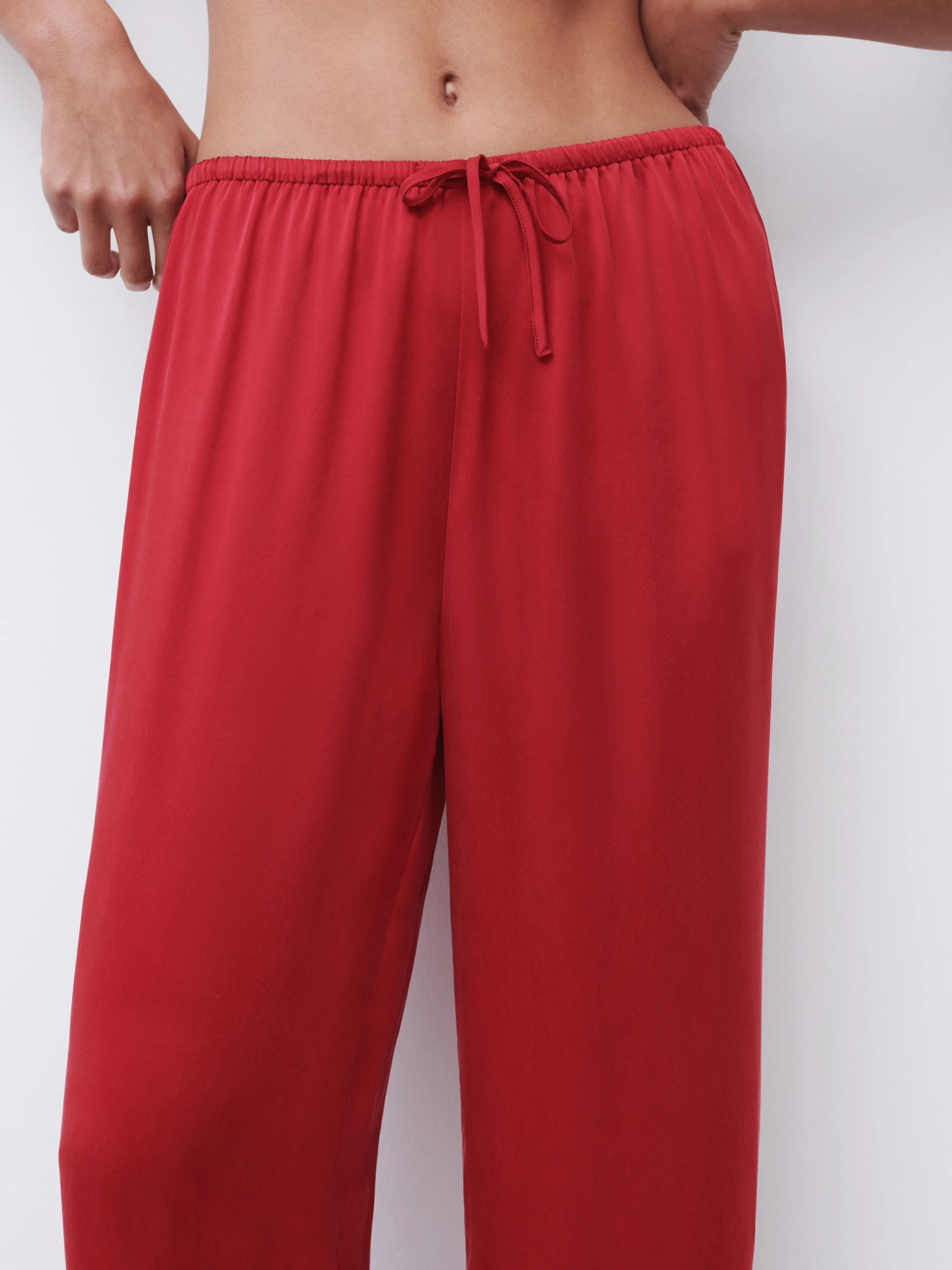 MYSTIC DREAM - Pantalon broderie | Rouge