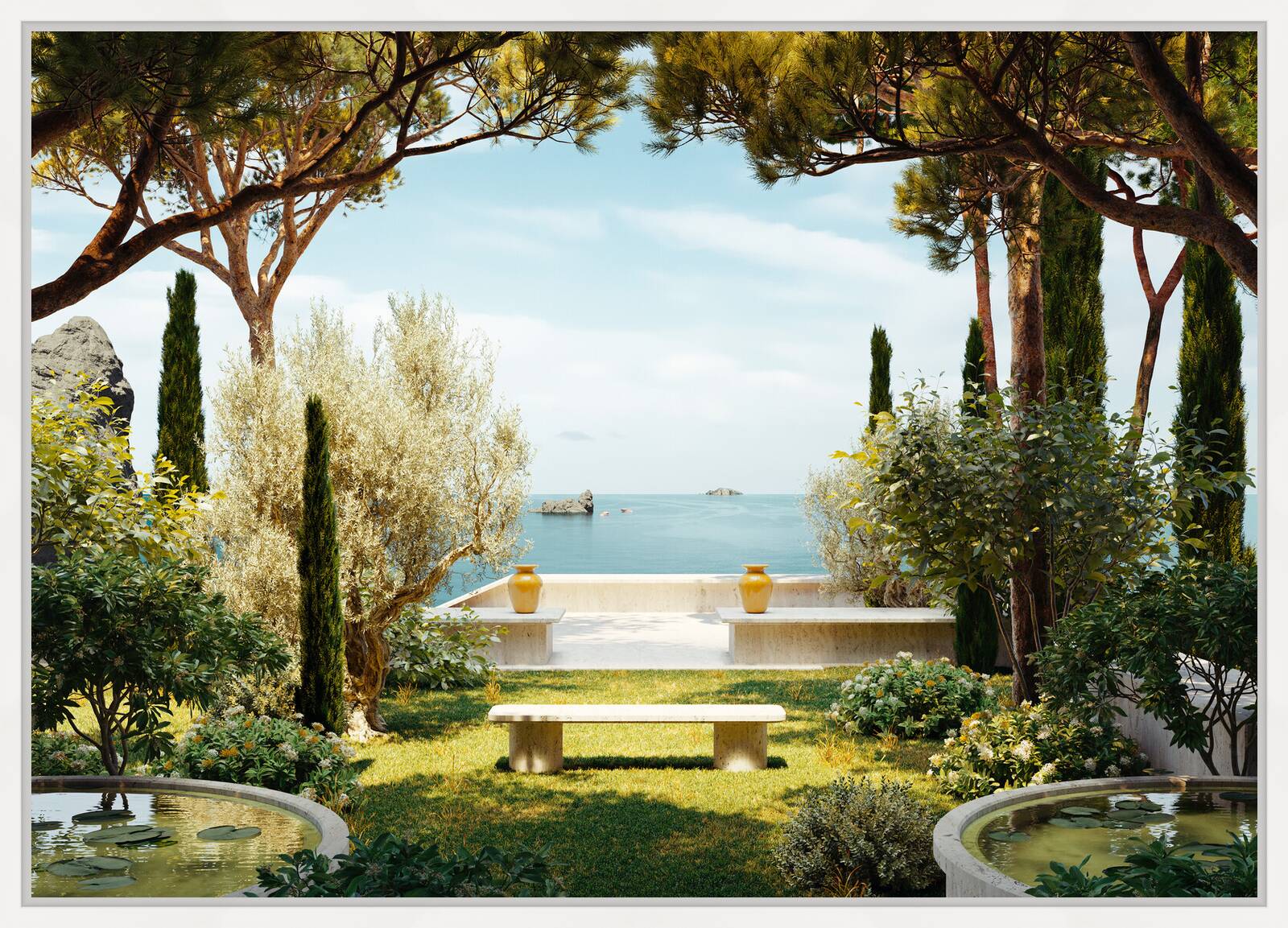 Terrace Ravello by Massimo Colonna - Limited Edition. Edition of: 150. Signed.