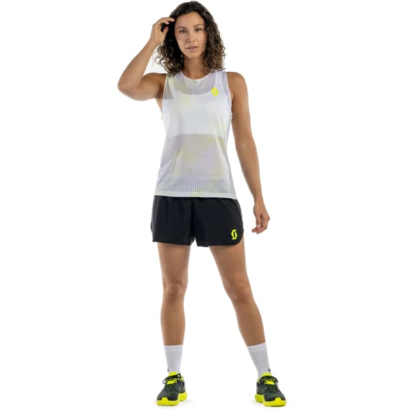 Débardeur trail SCOTT SCOTT TANK W'S RC RUN SL WHITE/YELLOW