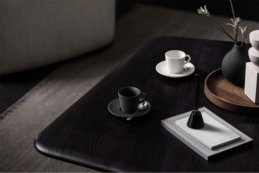 Villeroy & Boch Espressotasse MANUFACTURE ROCK grau/ schwarz
