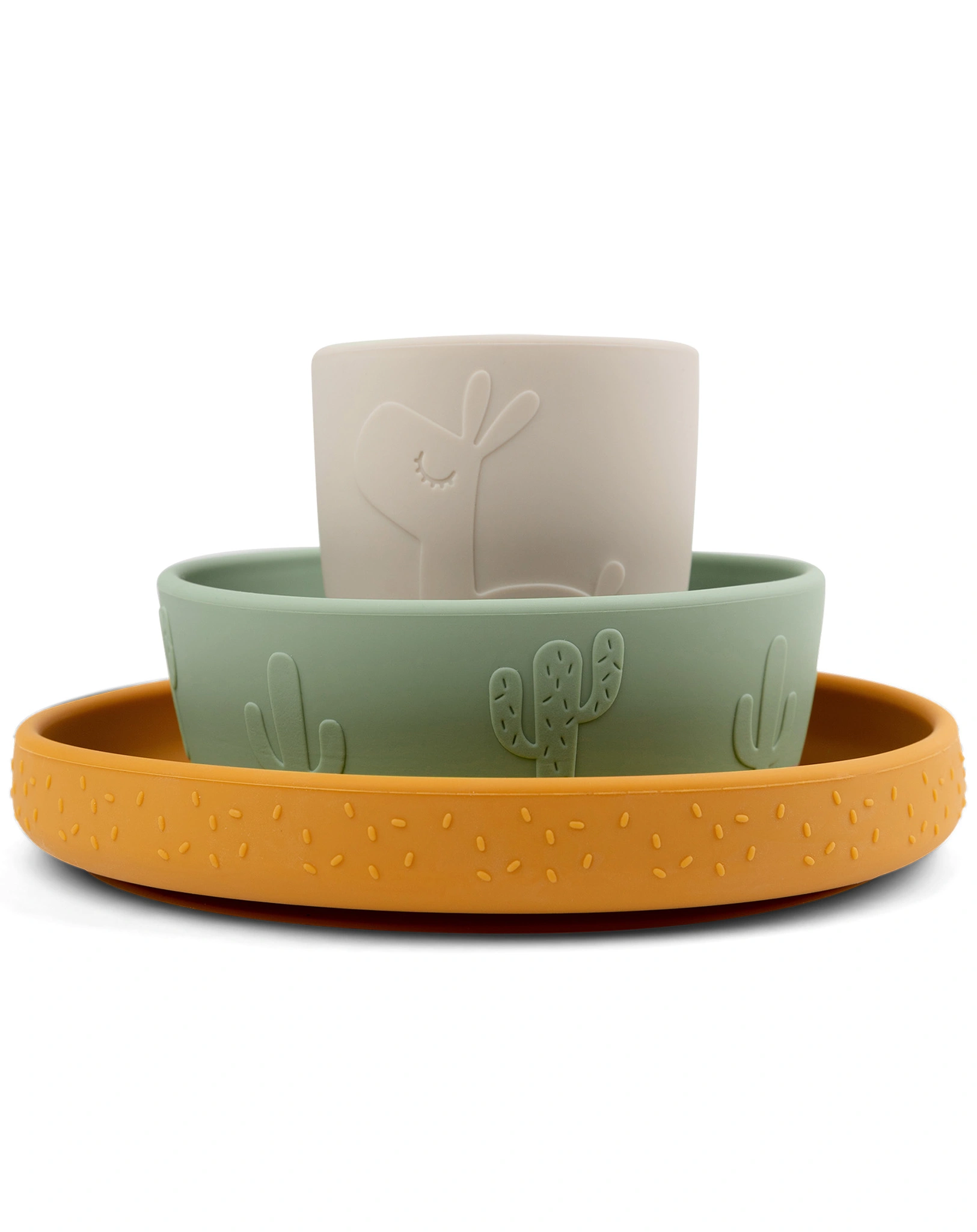 Geschirr-Set STICK&STAY - LALEE 3-teilig in bunt