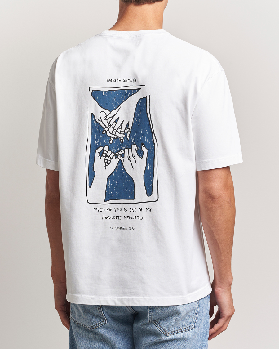 Samsøe Samsøe Florian To Connect Printed T-Shirt White