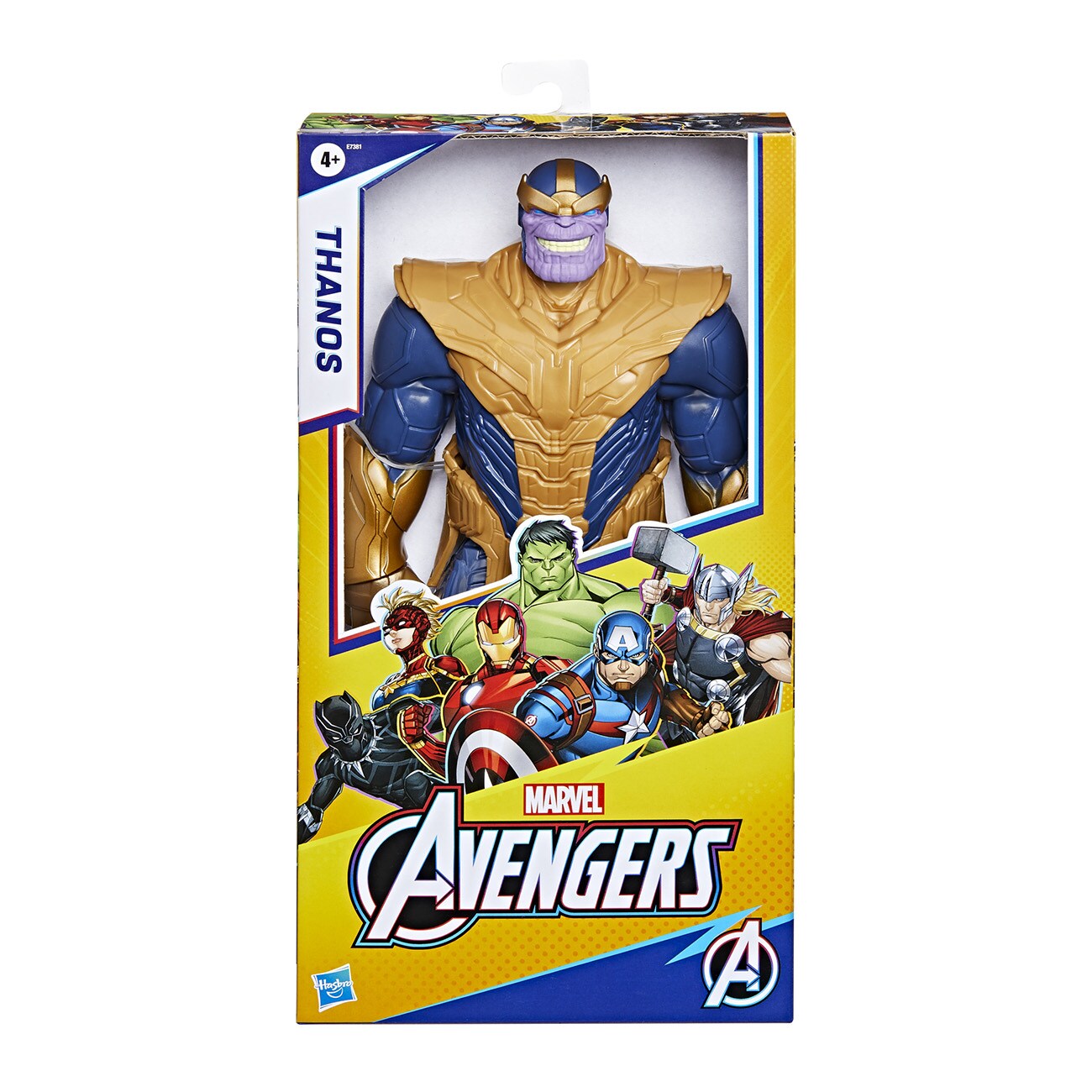 Hasbro Marvel Avengers Titan Hero Serie Deluxe Thanos Mehrfarbig Spielfigur