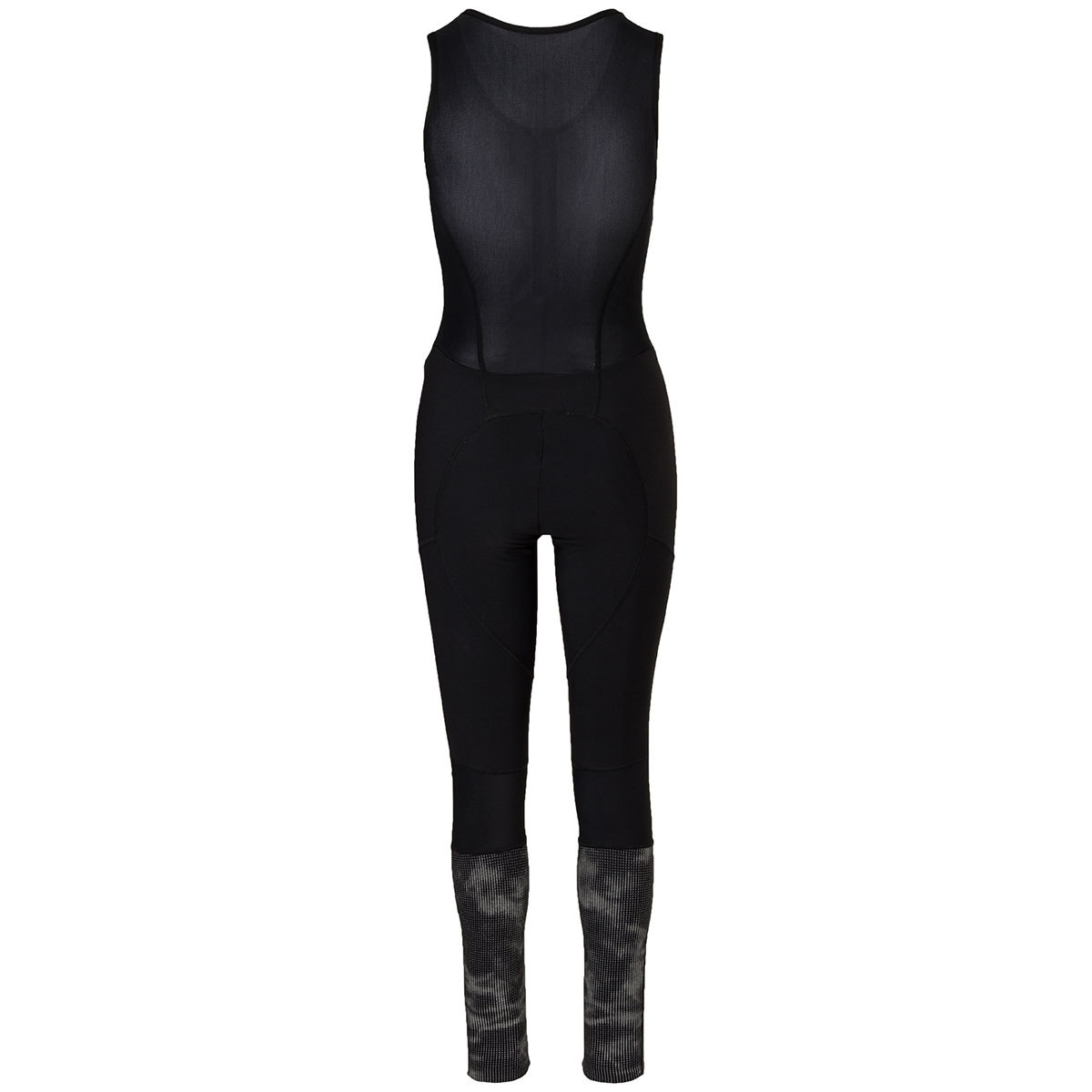 AGU Essential II Fietsbroek Lang Zonder Zeem Zwart/Reflectie Dames