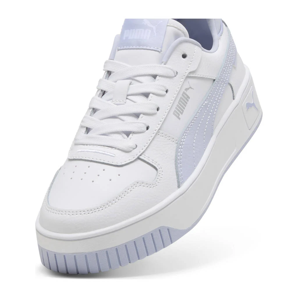 Puma Carina Street Jrsneakers wit/lichtblauw