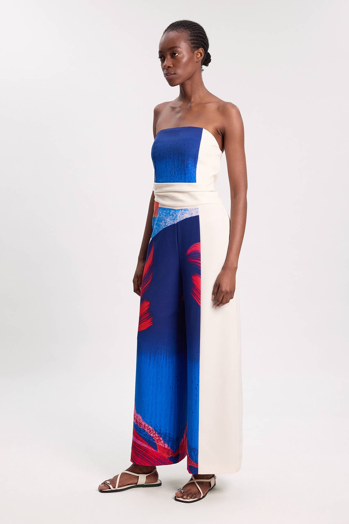 KarenMillen Combinaison Bandeau Ajustée À Blocs De Couleur