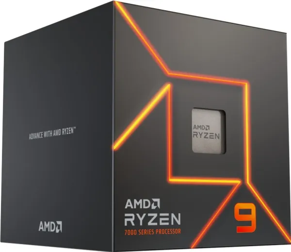 AMD Ryzen 9 7900 - 3.7 GHz - 12-core - 24 tråde - 64 MB cache - Socket AM5 - Box