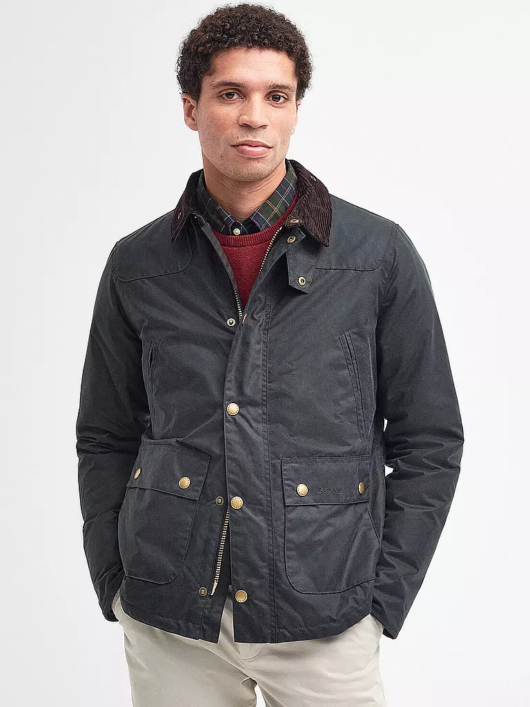 BARBOUR Jacke REELIN WAX olive