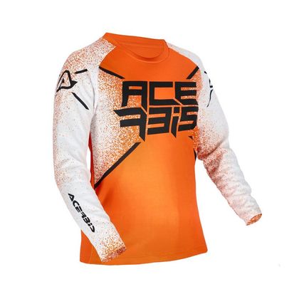 Maillot cross Acerbis MX J-KID FIVE - Orange / Blanc