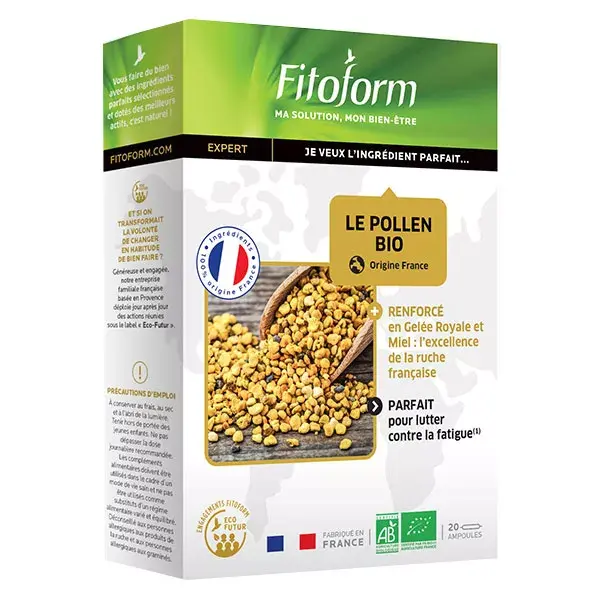 Fitoform Pólen Orgânico 20 ampolas