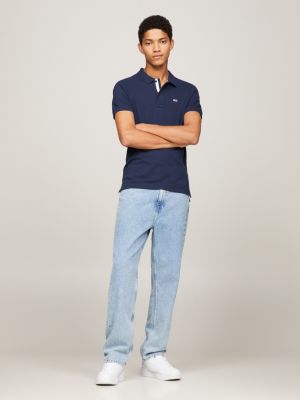 Polo Slim Fit em 100% Algodão Orgânico Puro