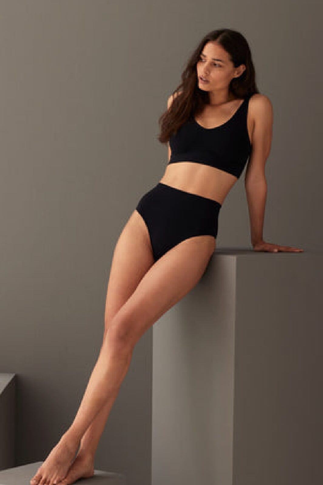Soft basic Soffi High brief 2 pak black