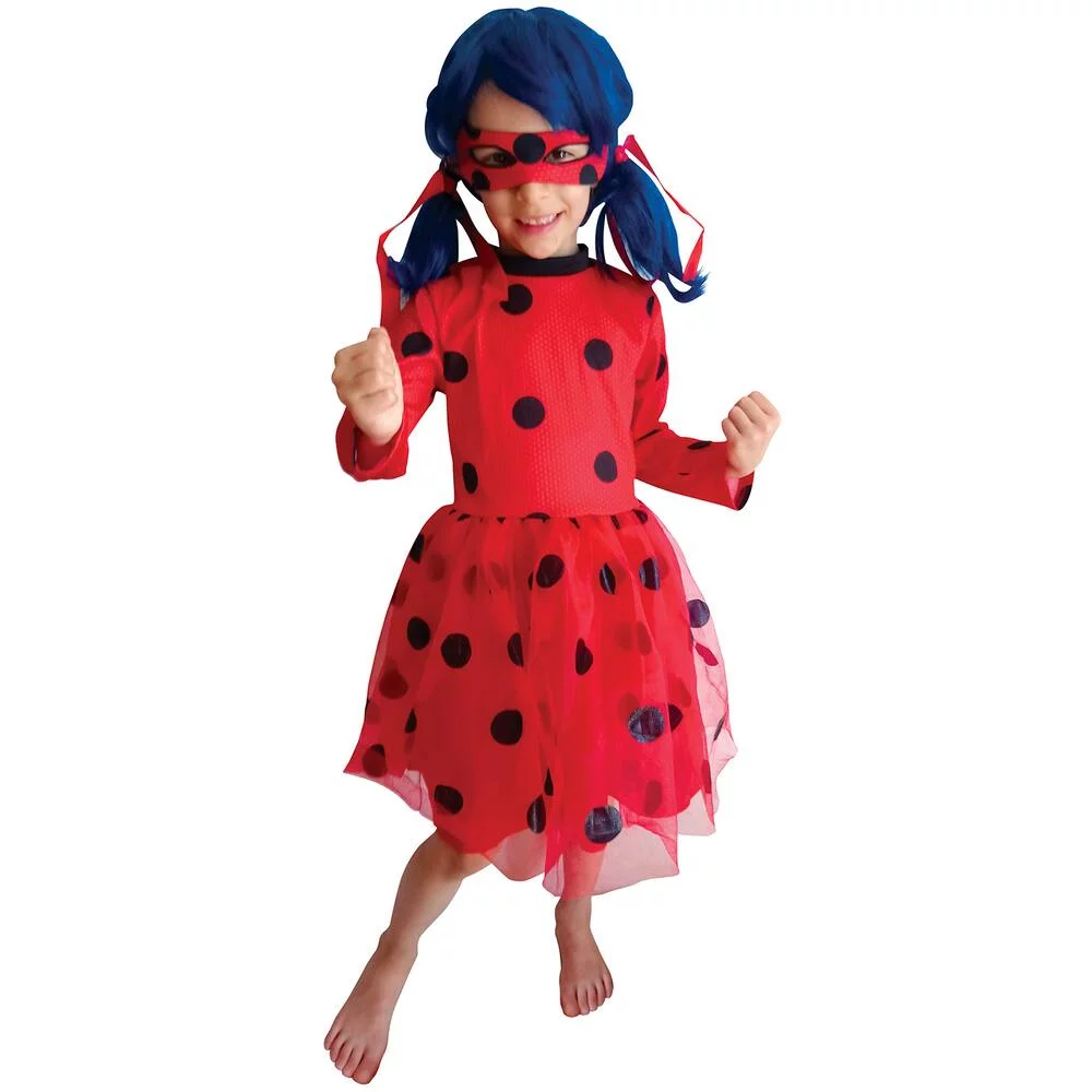 MIRACULOUS - LADYBUG - DEGUISEMENT ROBE TUTU TAILLE UNIQUE