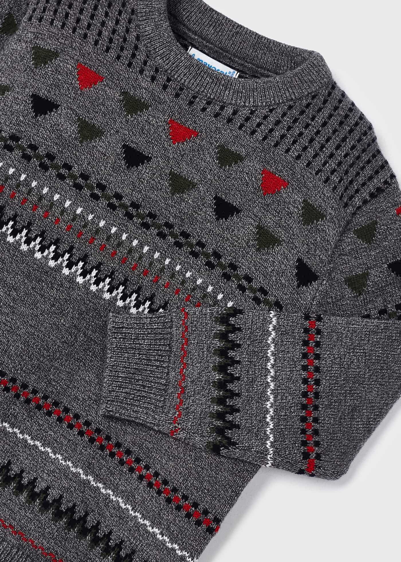 Suéter jacquard infantil