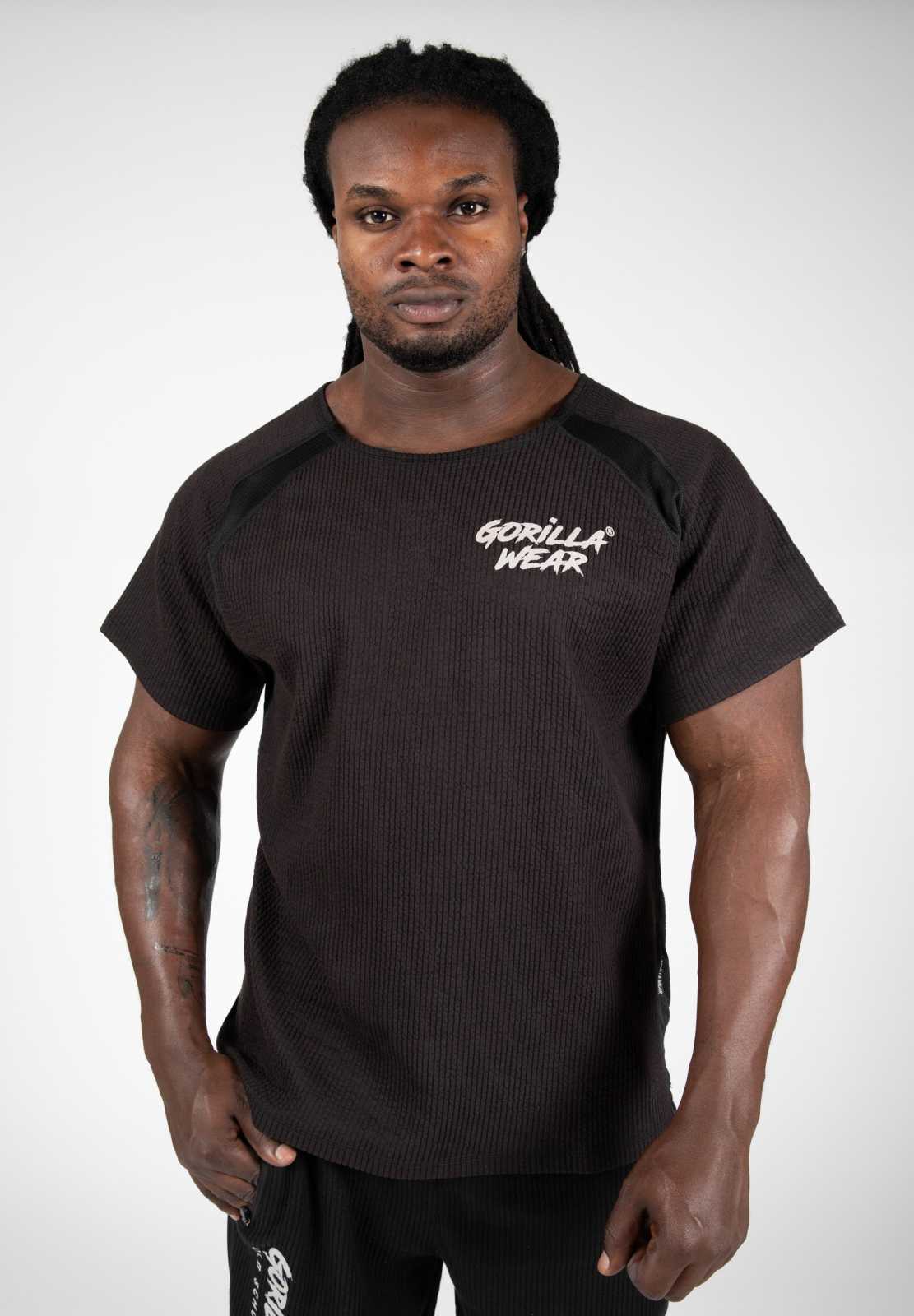 Gorilla Wear Camiseta Augustine Orld School Workout Negra