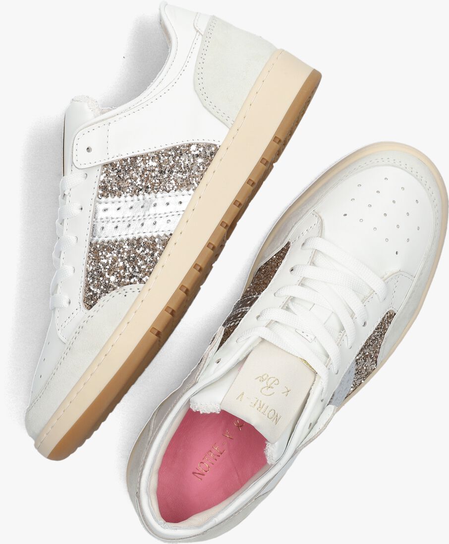 NOTRE-V witte notre-v lage sneakers x bo - liv sneaker