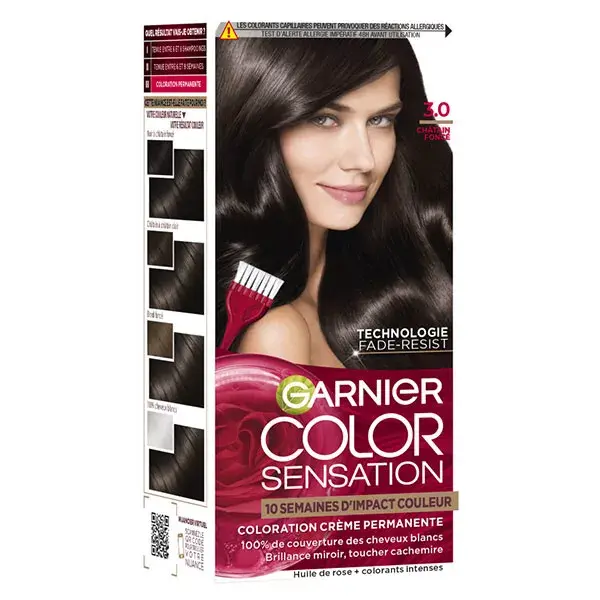 Garnier Color Sensation Coloração Permanente 3.0 Castanho Escuro