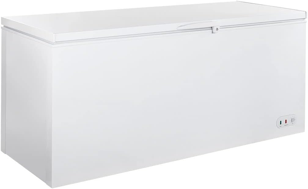 Gefriertruhe ECO 650 I Tiefkühltruhe groß 550L I Kühltruhe abschließbar I Gefriergerät mit Klappdeckel I Gefrierschrank -18°C bis -22°C