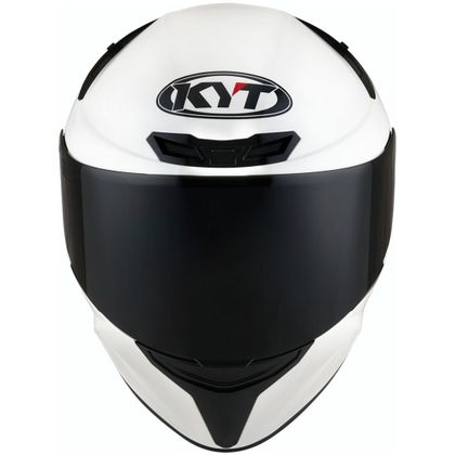 Casque KYT TT-COURSE - PLAIN - Blanc / Noir