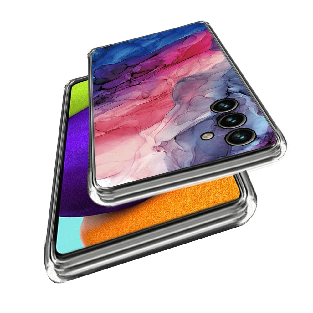 Samsung Galaxy A55 Gummi Case Hülle Marble Marmor Design - Style 1