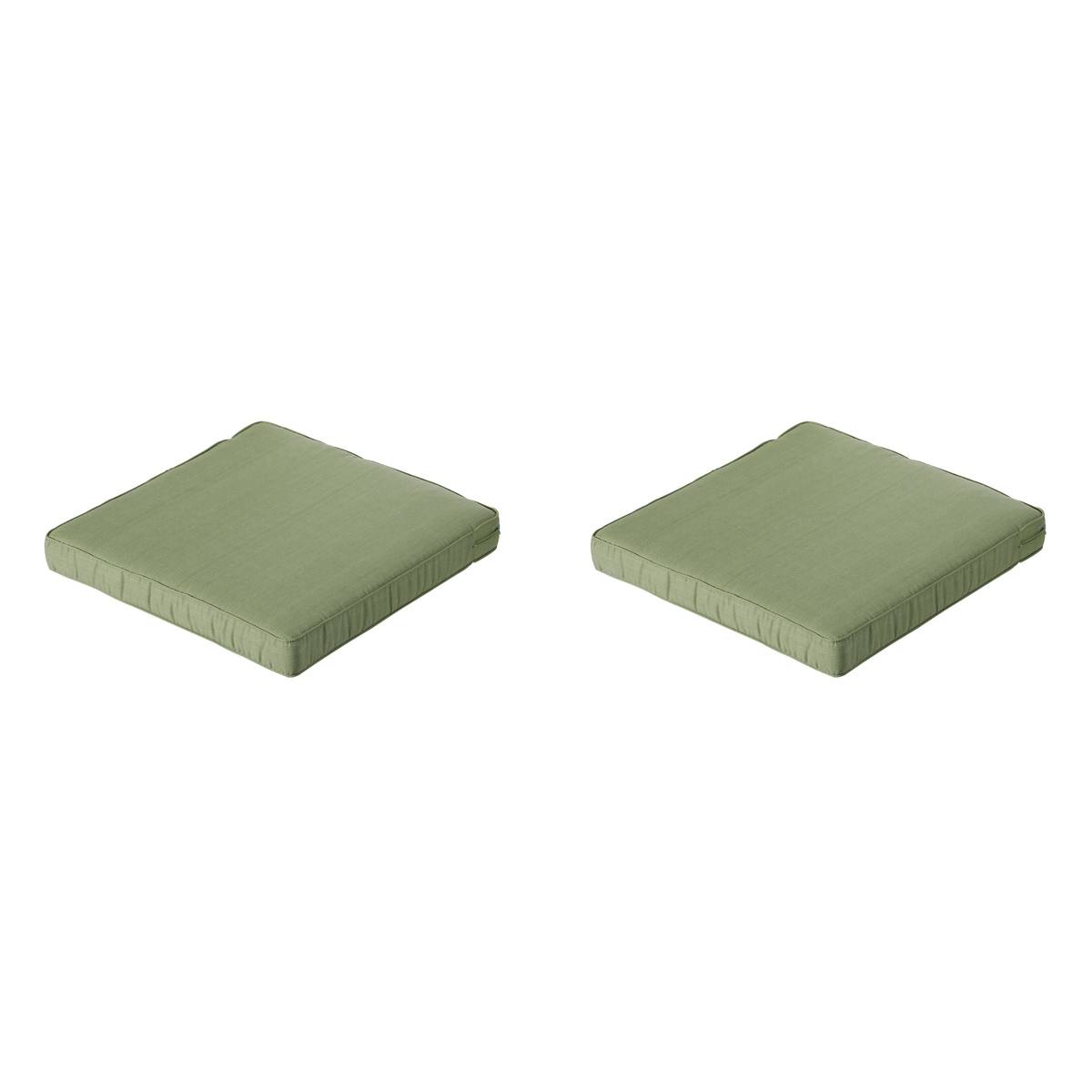 Madison Basic green Zitkussen - Set van 2