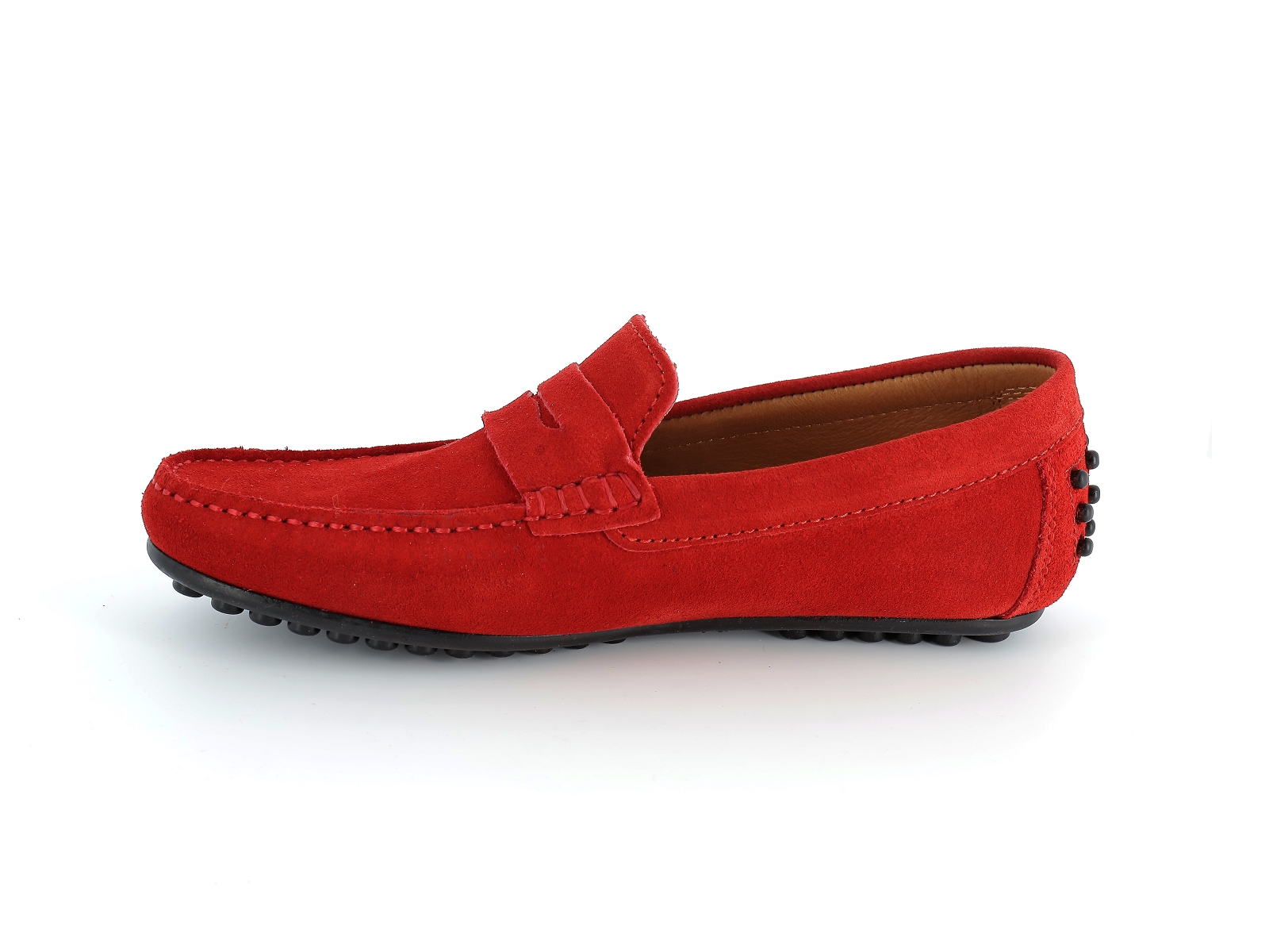 Les mocassins du sud-BAHAMA Daim Rouge