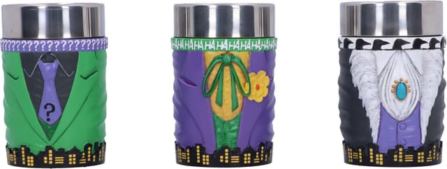 Nemesis Now Batman shotglas (3-pakke, Villains)