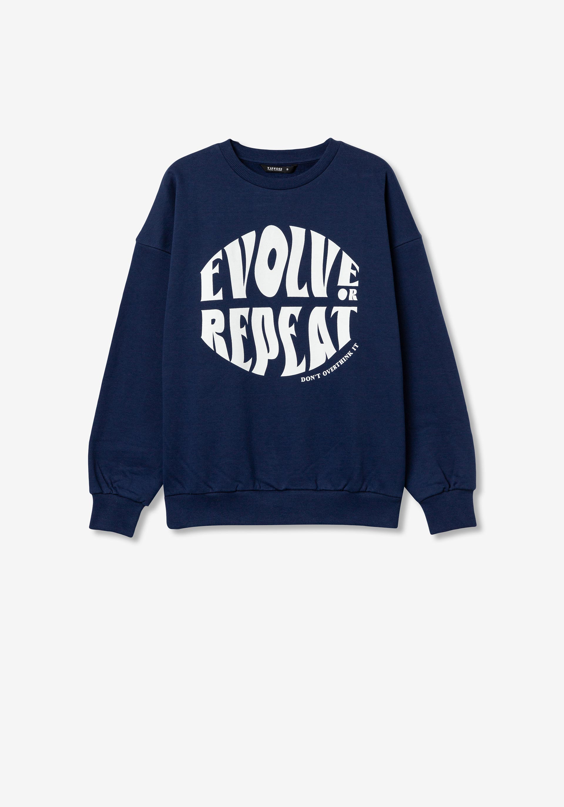Sweatshirt com Mensagem Frontal