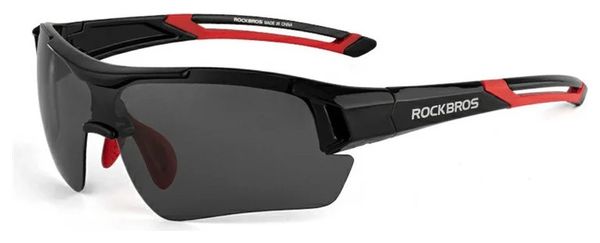 Lunettes de Cyclisme Polarisées Sports VTT - noir