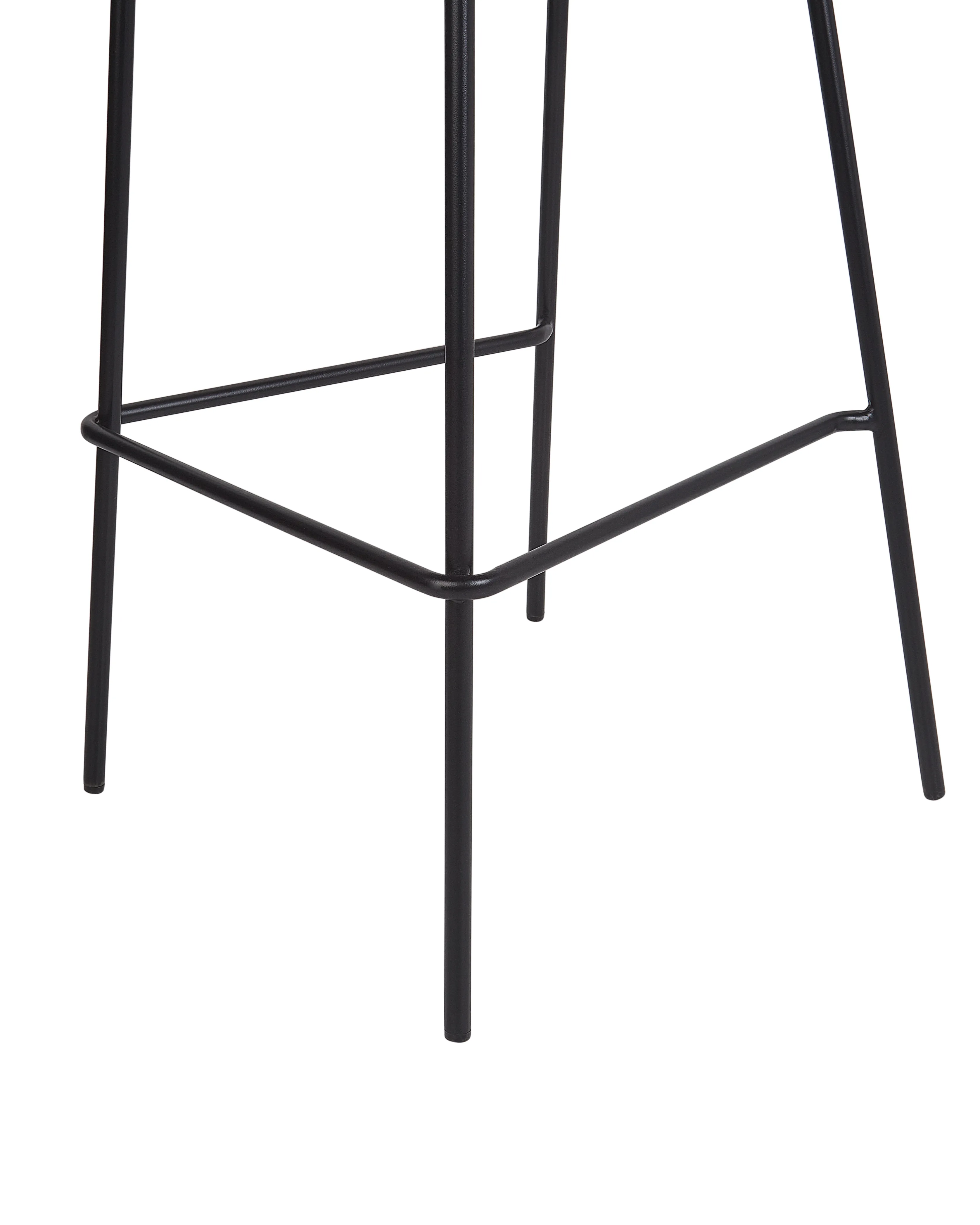 Set van 2 barstoelen LUANA Bouclé Lichtbeige