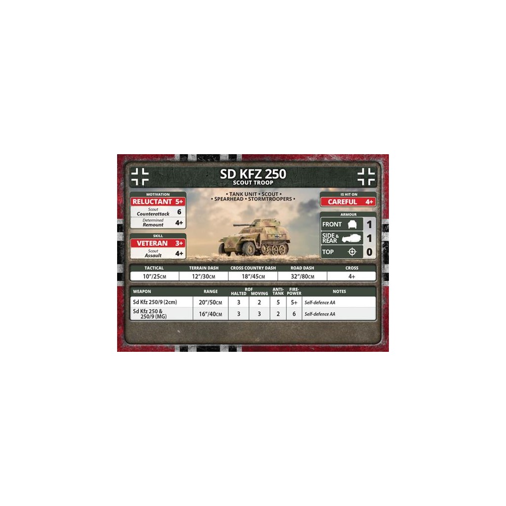 Flames of War - SdKfz 250 Scout Troup