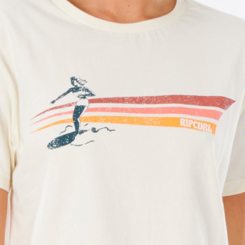 T-Shirt Femme Rip Curl Golden State Crop 2021 - The Corner Shop