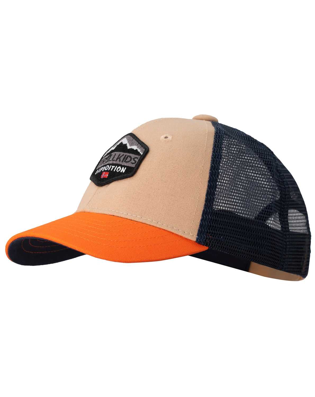 Basecap FEMUND in bright orange/desert