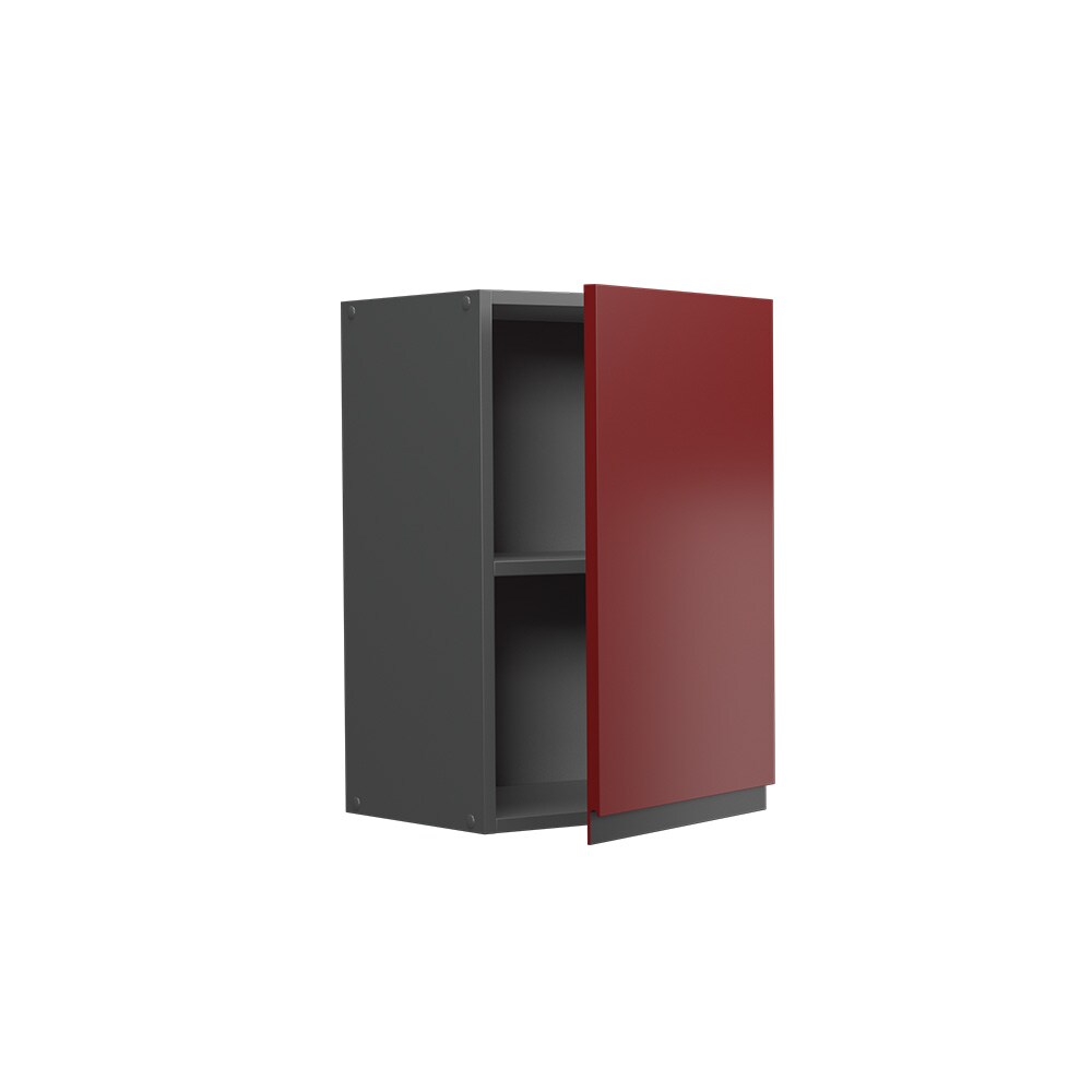 Vicco Hängeschrank Küchenschrank Küchenmöbel R-Line J-Shape Anthrazit Rot 40 cm modern