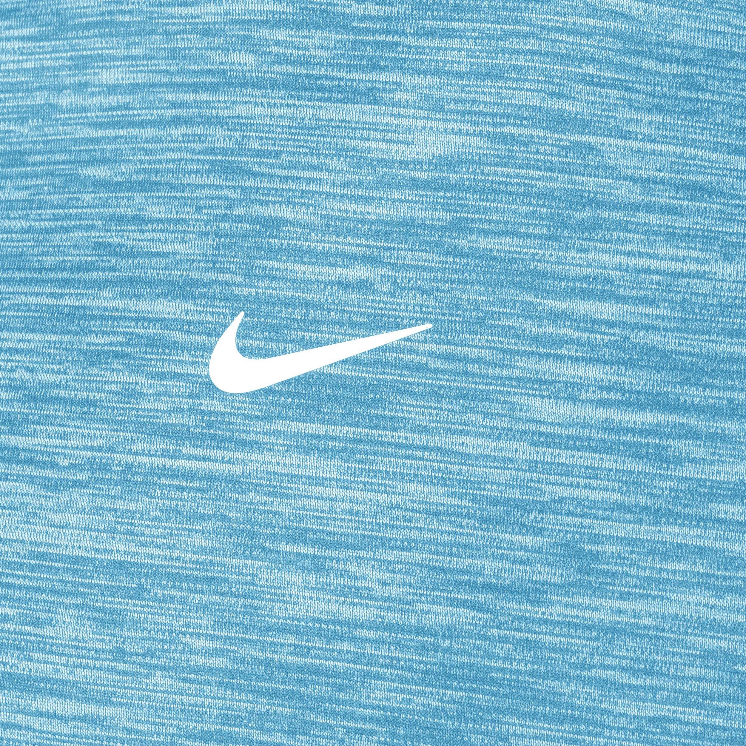 Nike Dri-FIT Multi Heather T-shirt Enfants - Bleu Petrol