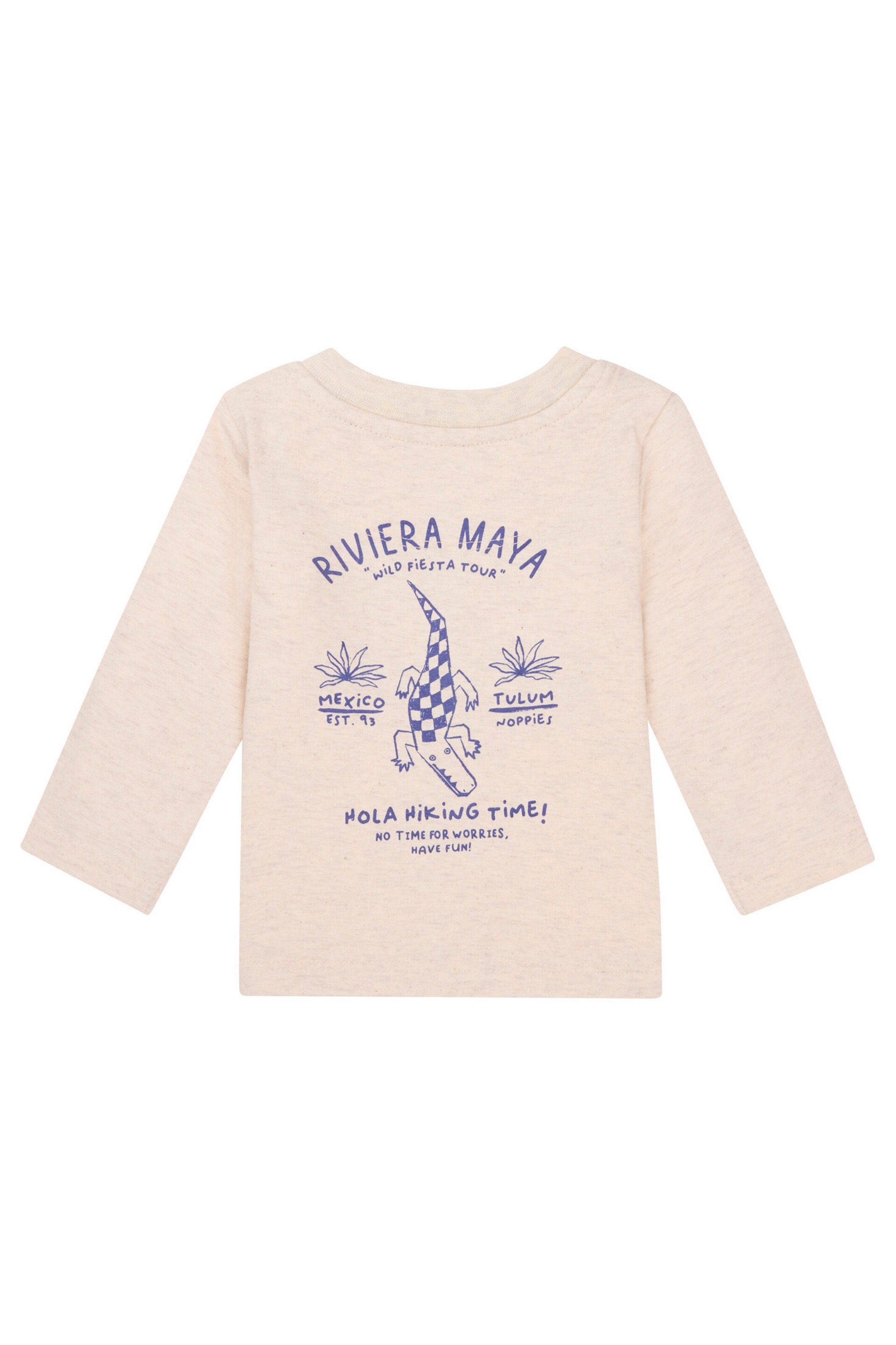 Noppies Baby Langarmshirt Olton Oatmeal