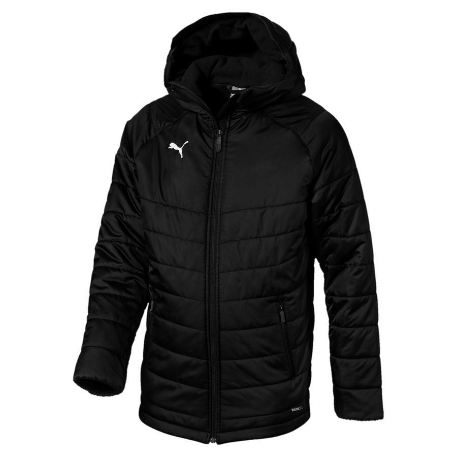 PUMA Manteau d'Hiver LIGA Sideline Bench - Noir/Blanc Enfant