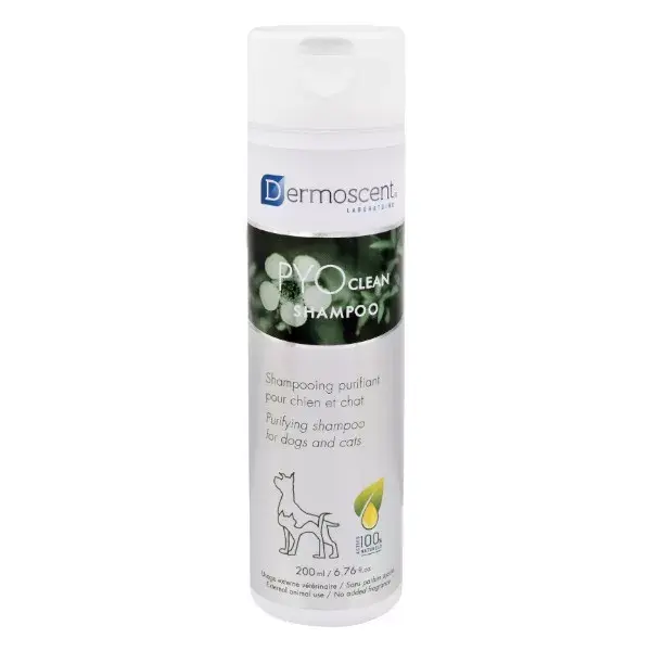 Dermoscent Pyoclean Shampoo de Limpeza Purificante sem Sabão para Cães e Gatos 200ml