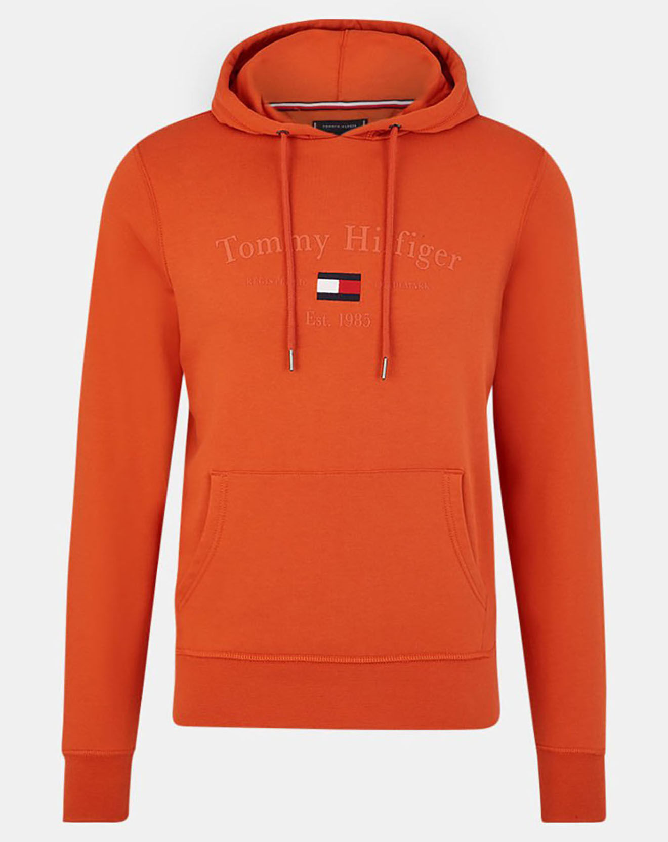 Tommy Hilfiger Sweat en Coton Bio gold embroidery orange