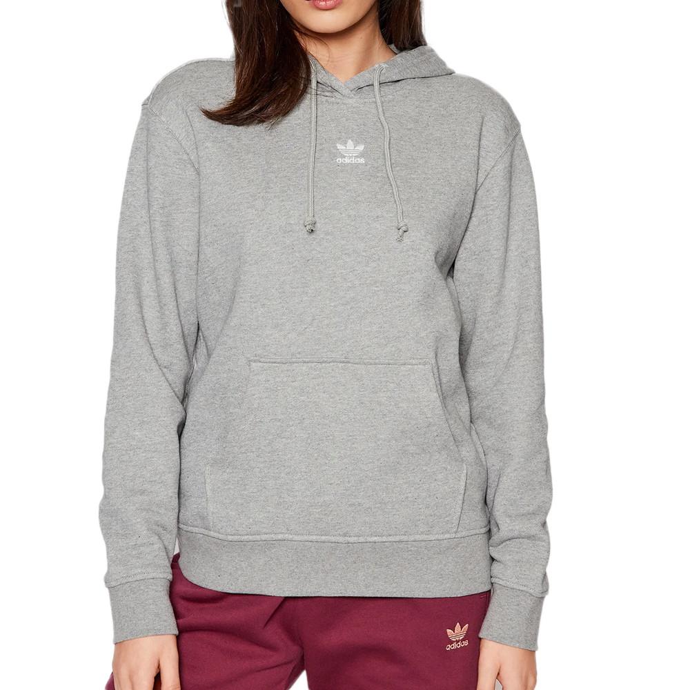Adidas Sweat à Capuche Gris Femme Adidas Hoodie