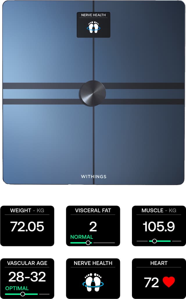 Withings Body Comp badevægt WBS12-Black-All-Inter