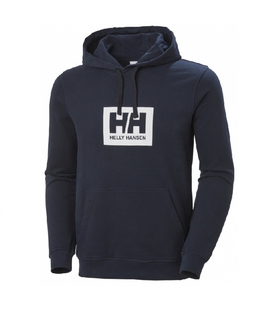 Moletom Helly Hansen HH Box com Capuz azul marinho