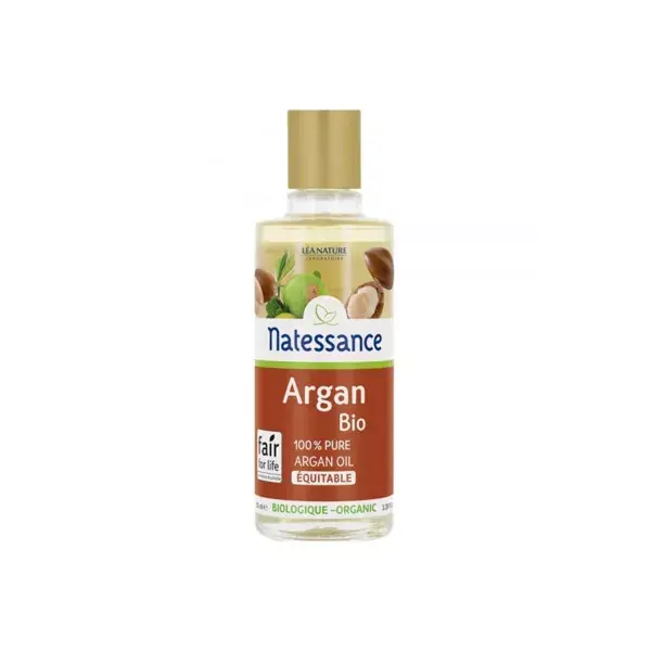 Óleo de Argan Orgânico e de Comércio Justo Natessance 100ml