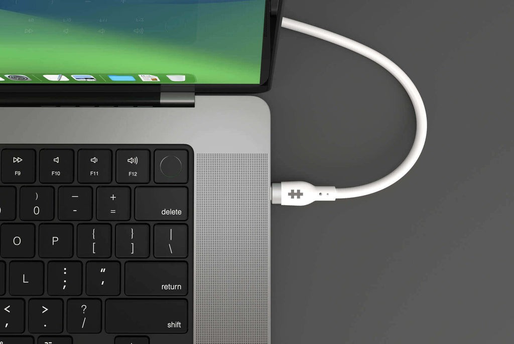 Hyper - 1M Silicone 240W USB-C Charging Cable - White