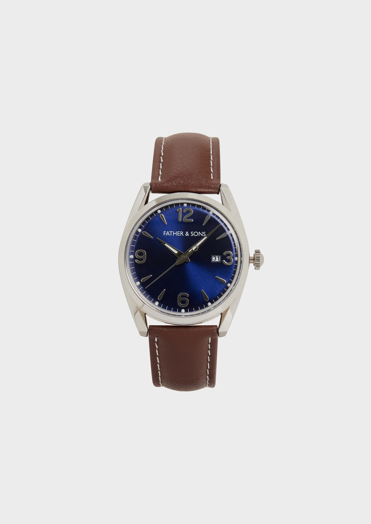 Montre bracelet cuir marron
